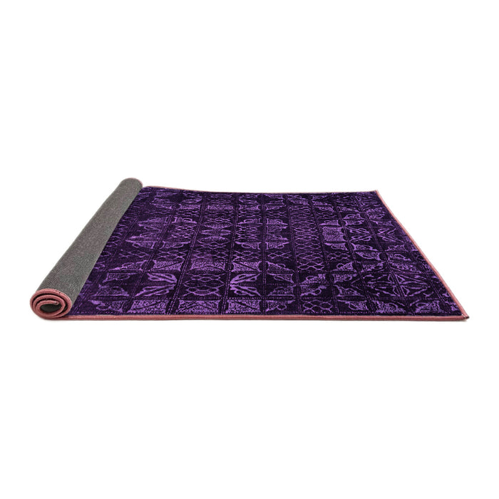 Sideview of Abstract Pink Modern Rug, abs4501pnk