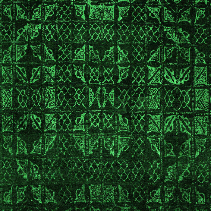 Abstract Green Modern Rug, abs4501grn