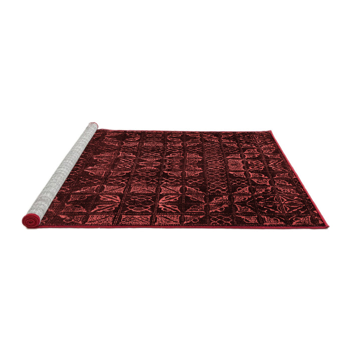 Modern Red Washable Rugs