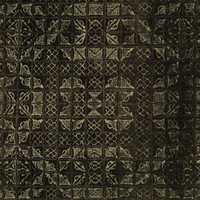 Square Machine Washable Abstract Brown Modern Rug, wshabs4501brn