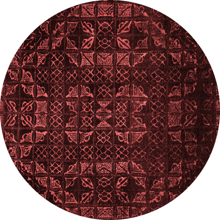Abstract Red Modern Rug, abs4501red