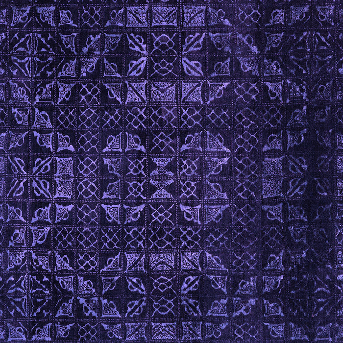 Square Machine Washable Abstract Purple Modern Area Rugs, wshabs4501pur