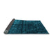 Sideview of Abstract Light Blue Modern Rug, abs4502lblu