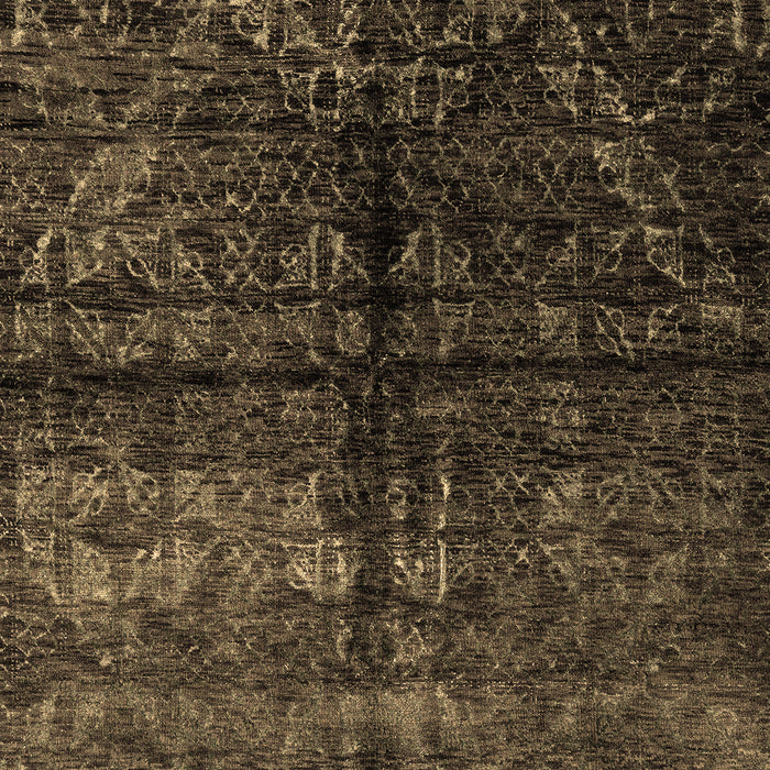 Machine Washable Abstract Brown Modern Rug, wshabs4502brn