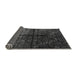 Sideview of Abstract Gray Modern Rug, abs4502gry