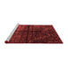 Modern Red Washable Rugs