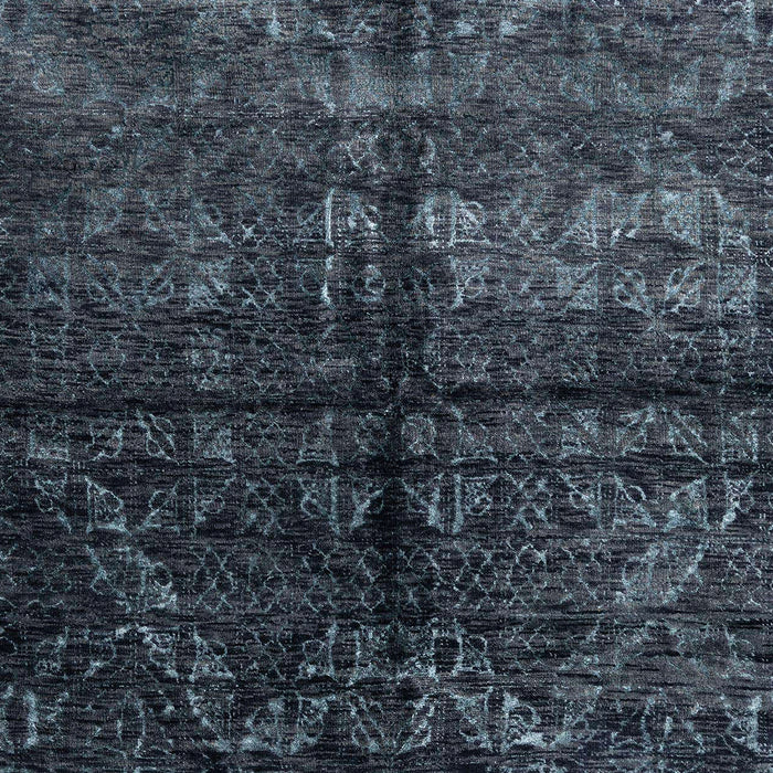 Abstract Dark Slate Gray Green Modern Rug, abs4502