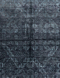 Machine Washable Abstract Dark Slate Gray Green Rug, wshabs4502