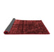 Abstract Red Modern Area Rugs