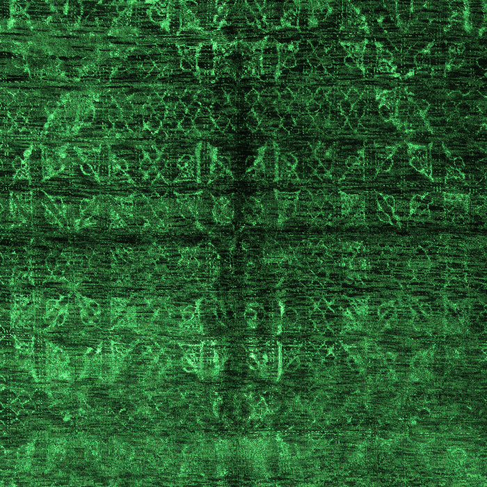 Abstract Green Modern Rug, abs4502grn