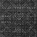 Square Abstract Gray Modern Rug, abs4503gry