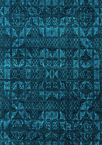 Abstract Turquoise Modern Rug, abs4503turq