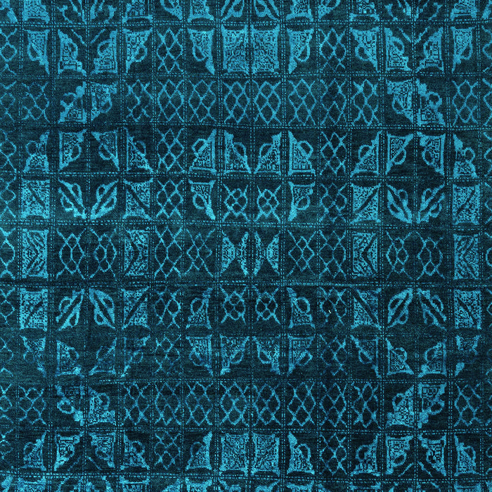 Abstract Turquoise Modern Rug, abs4503turq