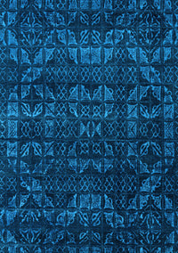 Abstract Light Blue Modern Rug, abs4503lblu