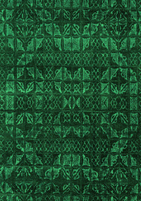 Abstract Green Modern Rug, abs4503grn