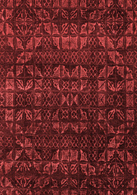 Abstract Red Modern Rug, abs4503red