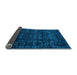 Sideview of Abstract Light Blue Modern Rug, abs4503lblu