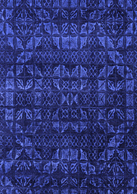 Abstract Blue Modern Rug, abs4503blu