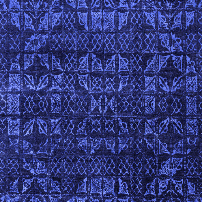Abstract Blue Modern Rug, abs4503blu