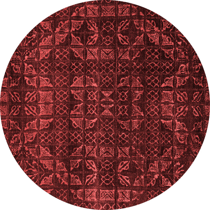 Abstract Red Modern Rug, abs4503red