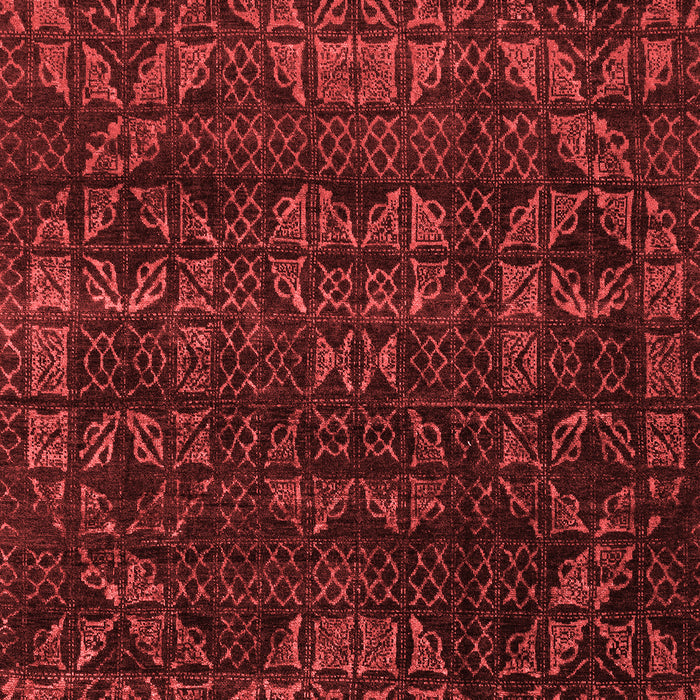 Machine Washable Abstract Red Modern Rug, wshabs4503red