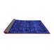 Sideview of Abstract Purple Modern Rug, abs4503pur