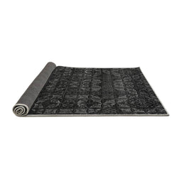 Sideview of Abstract Gray Modern Rug, abs4503gry