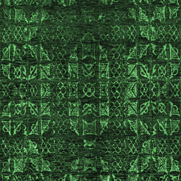 Abstract Emerald Green Modern Rug, abs4504emgrn