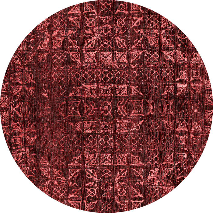 Machine Washable Abstract Red Modern Rug, wshabs4504red