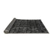 Sideview of Abstract Gray Modern Rug, abs4504gry