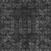 Square Abstract Gray Modern Rug, abs4504gry