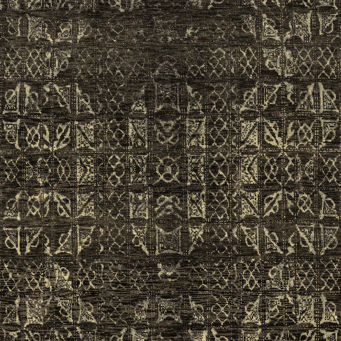 Machine Washable Abstract Brown Modern Rug, wshabs4504brn