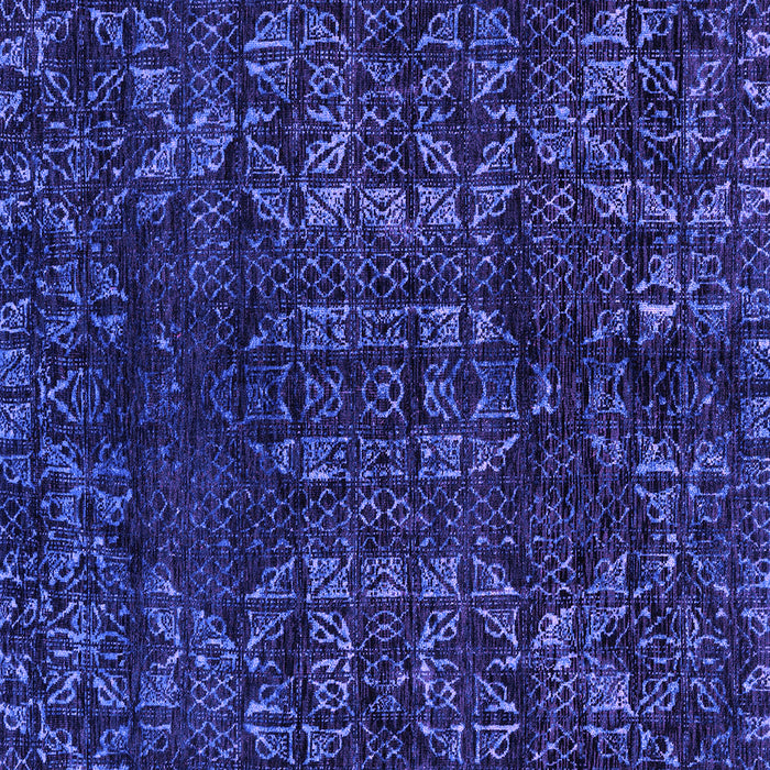 Square Abstract Purple Modern Rug, abs4504pur