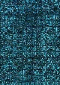 Abstract Turquoise Modern Rug, abs4504turq