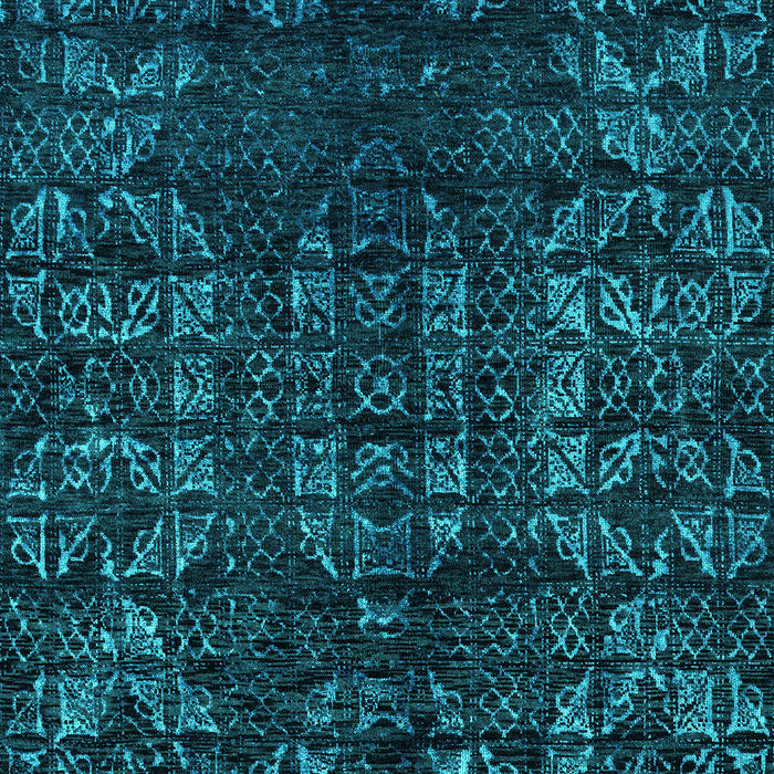 Abstract Turquoise Modern Rug, abs4504turq
