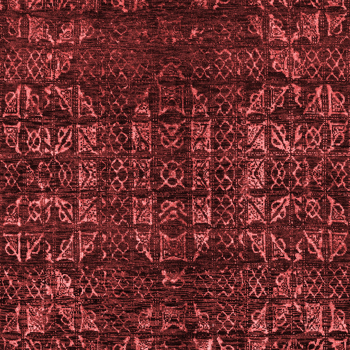 Machine Washable Abstract Red Modern Rug, wshabs4504red