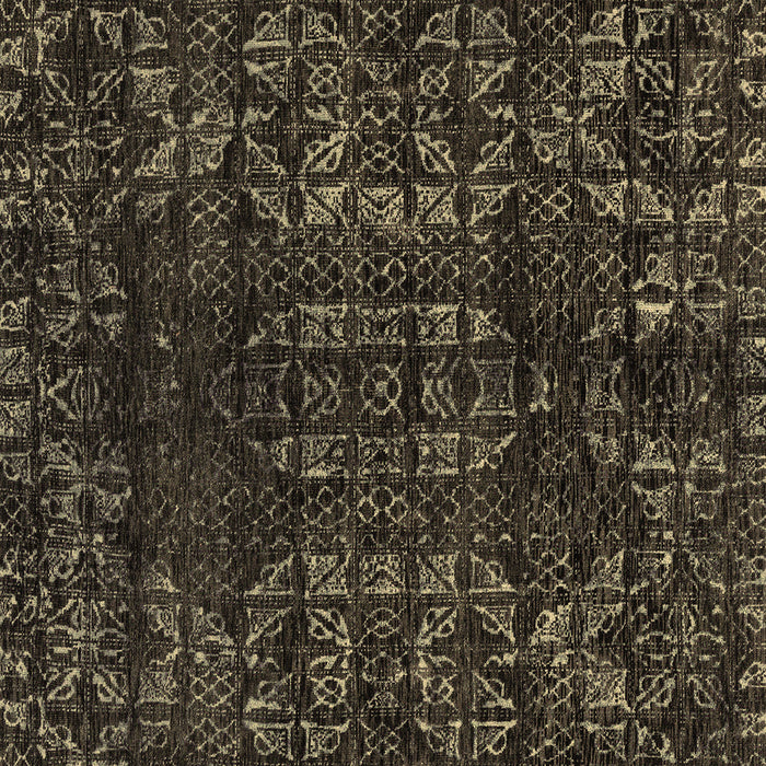 Square Machine Washable Abstract Brown Modern Rug, wshabs4504brn