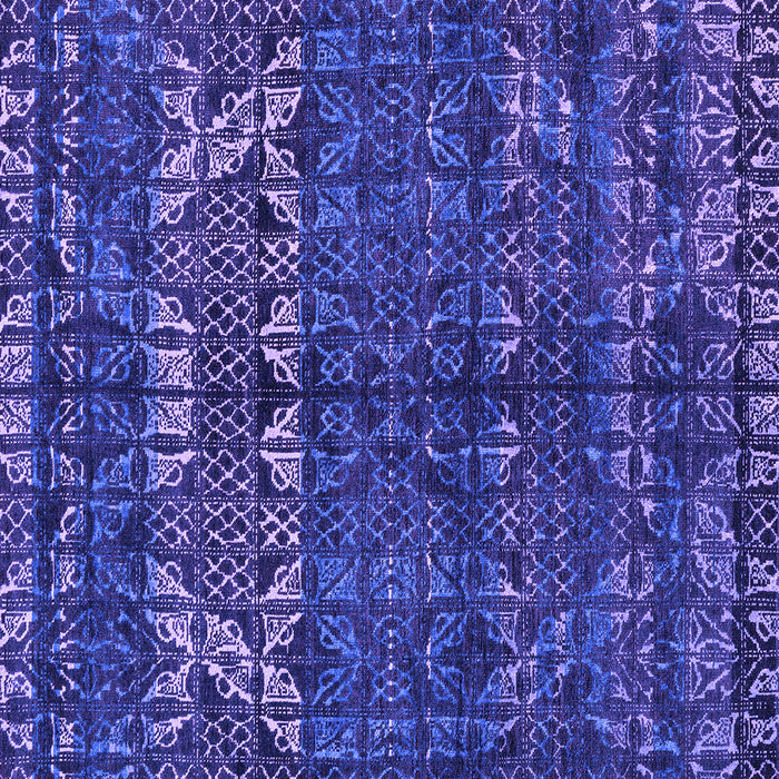 Square Abstract Purple Modern Rug, abs4505pur
