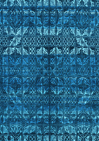 Abstract Light Blue Modern Rug, abs4505lblu