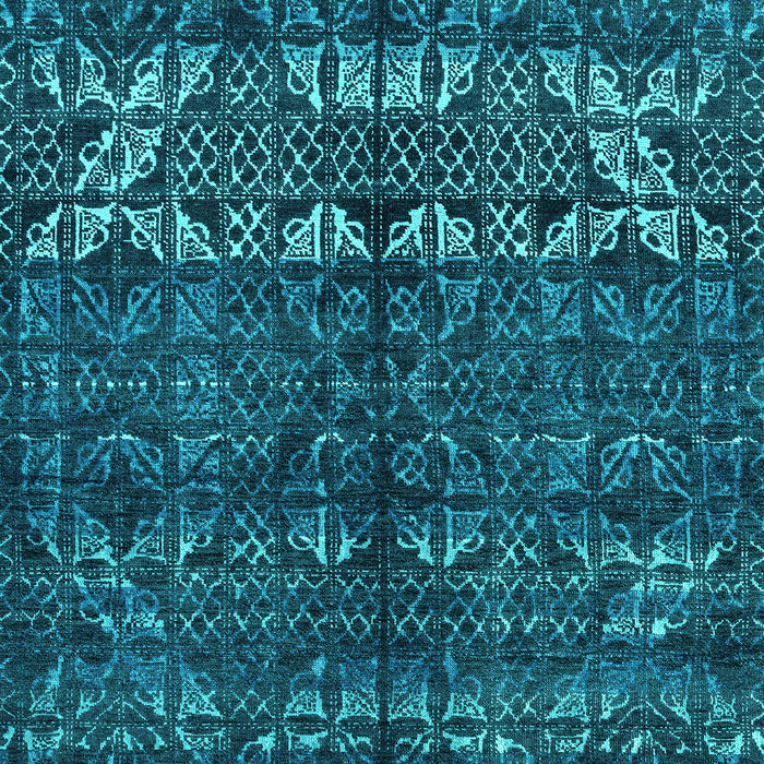 Machine Washable Abstract Turquoise Modern Area Rugs, wshabs4505turq