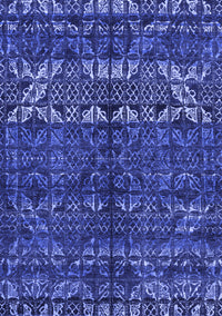 Abstract Blue Modern Rug, abs4505blu