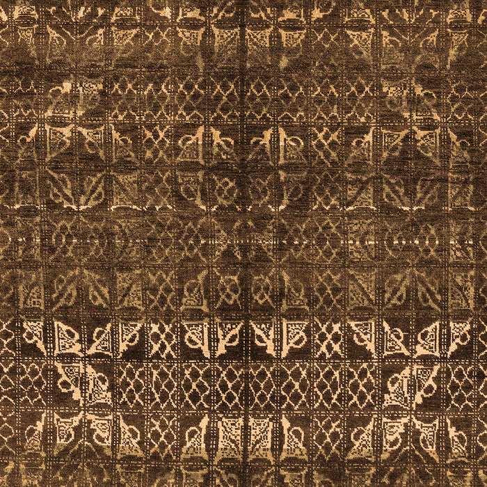 Abstract Orange Modern Rug, abs4505org