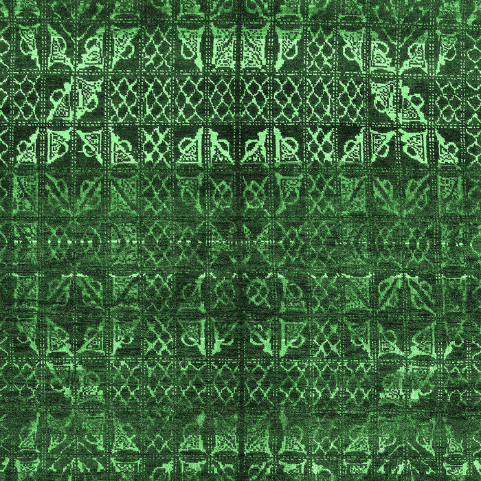 Machine Washable Abstract Emerald Green Modern Area Rugs, wshabs4505emgrn