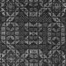 Square Machine Washable Abstract Gray Modern Rug, wshabs4506gry