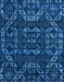 Abstract Blue Modern Rug, abs4506