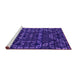 Sideview of Machine Washable Abstract Pink Modern Rug, wshabs4506pnk