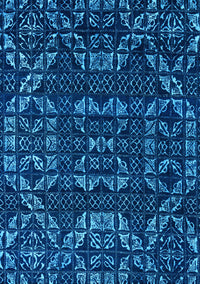 Abstract Light Blue Modern Rug, abs4506lblu