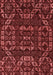 Abstract Red Modern Area Rugs