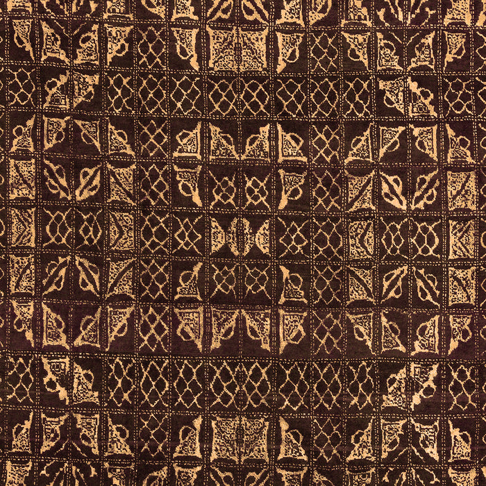 Abstract Orange Modern Rug, abs4506org