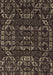 Abstract Brown Modern Rug, abs4506brn